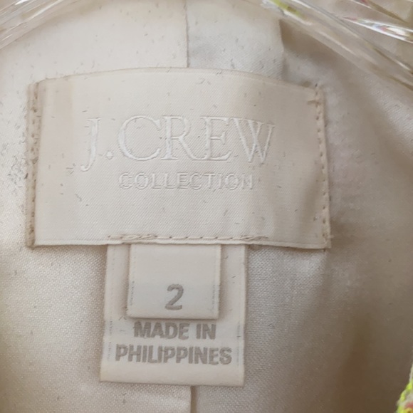 J Crew neon tweed blazer jacket - Picture 4 of 7